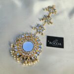 Oversized Mirror Kundan Bindiya-013