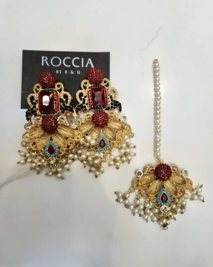 Navratan Bindiya Earrings-033