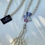 Pearl Zircon Butterfly Maala-012