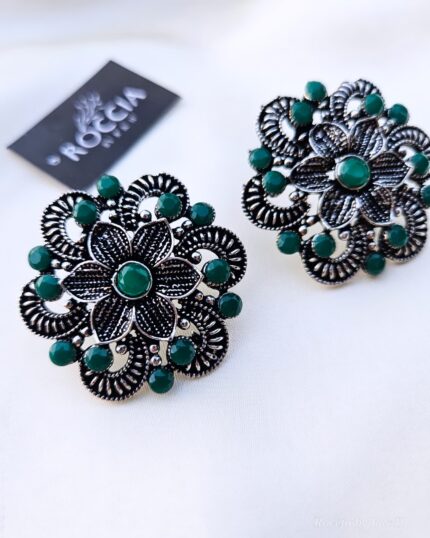 Oxidise Earrings-051