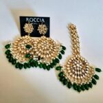 Farshi Kundan Bindiya Earrings-023