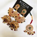 Gold-Plated Bindiya Earrings-013