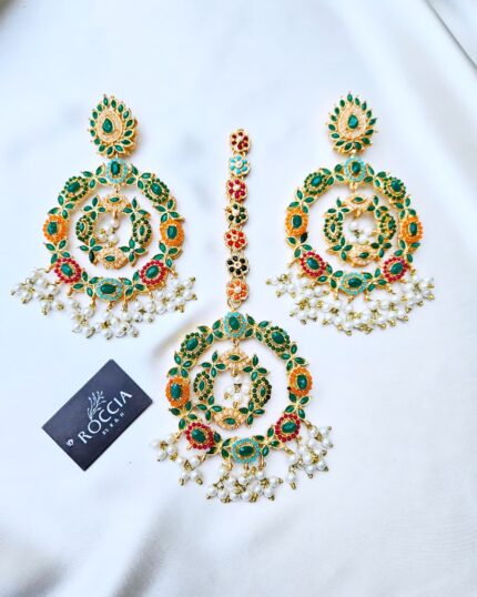 Navratan Bindiya Earrings-006