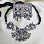 Oxidised Necklace Set-036