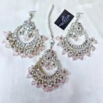 Kundan Silver Bindiya Earrings-018