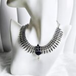 Oxidised Necklace Set-033