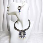 Oxidised Necklace Set-031