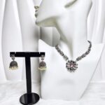 Oxidised Necklace Set-026