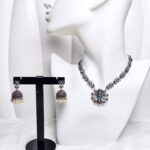 Oxidised Necklace Set-025