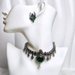 Oxidised Necklace Set-024