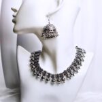 Oxidised Necklace Set-023