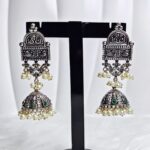 German silver Brass jhumkay-031