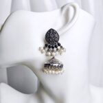 German silver Brass jhumkay-029