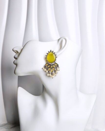 Oxidise Earrings-055