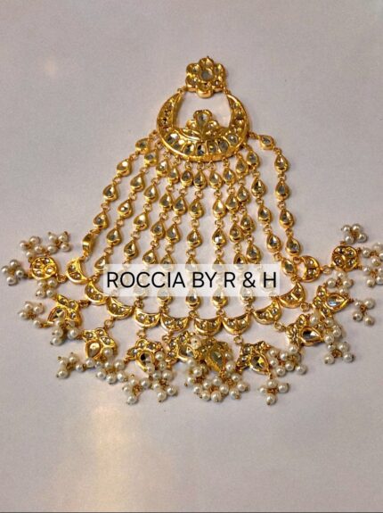 Thappa Kundan Oversized Jhoomar-008
