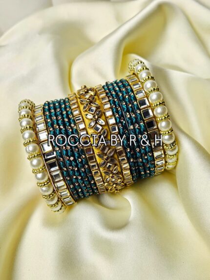Kundan Bangles - 009