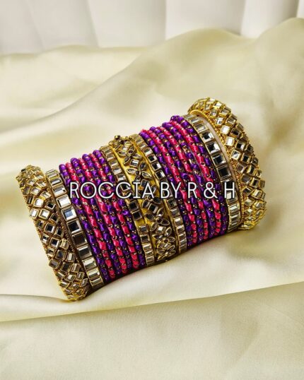 Kundan Bangles - 007