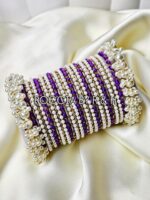Gajra Pearl Bangles - 023