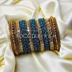 Metal Kundan Bangles - 026