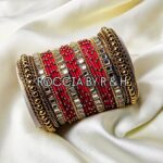 Kundan Bangles - 010