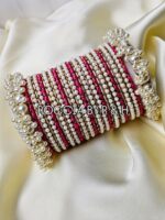 Gajra Pearl Bangles - 016