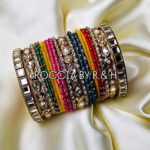 Kundan Bangles - 014