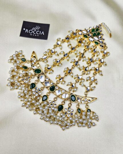 Farshi Kundan Green Jhoomar-010
