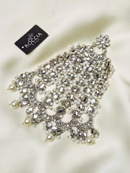 Kundan Jhoomar Silver-012