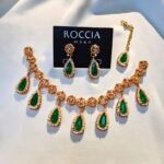 Zircon Stone Necklace Set-042