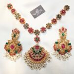 Navratan Earrings Sheesh Patti-021