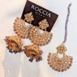 Gold-Plated Bindiya Earrings-027