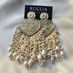 Afghani Long Pearl Earrings-020