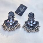 Oxidise Earrings-038