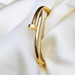 Gold Cuff Bangle - 001