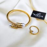 Gold Cuff Bangle - 005