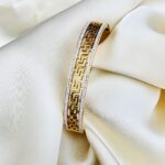 Gold Cuff Bangle - 003
