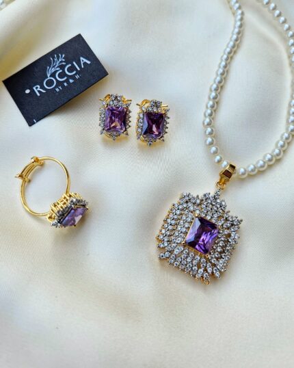 Rhinestone Locket set: 025