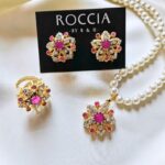 Rhinestone Locket set: 026