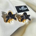 Rhodium Plated Earstud-017