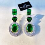 Rhodium Plated Earstud-009