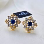 Rhodium Plated Earstud-005