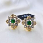 Rhodium Plated Earstud-004