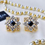 Rhodium Plated Earstud-006