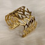 Gold Cuff Bracelet -001