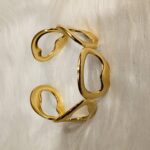 Gold Cuff Bracelet -002