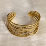 Gold Cuff Bracelet -004