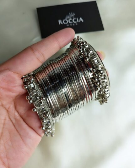 Oxidised karay bangle set-015