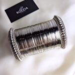 Oxidised bangle set-003