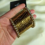 Oxidised karay bangle set-018