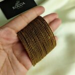 Oxidised karay bangle set-022